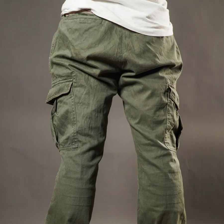 Pantalon cargo olive