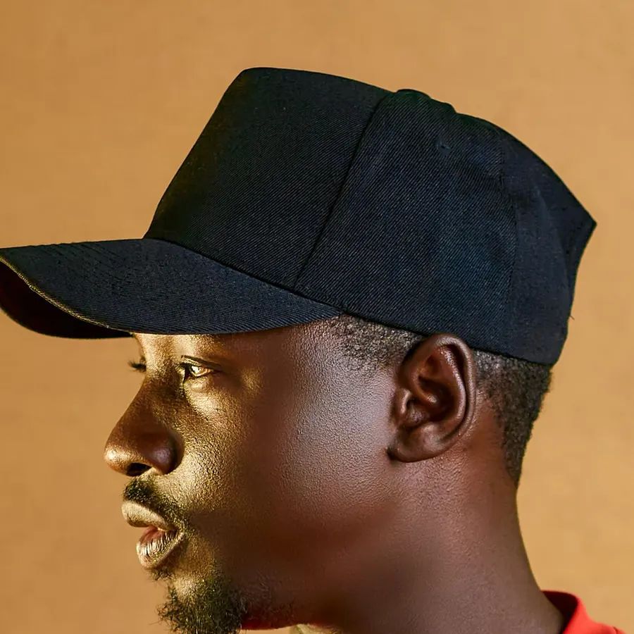 Casquette noire unie