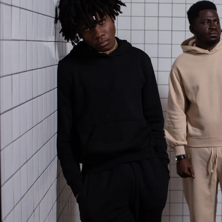 Hoodie lourd noir