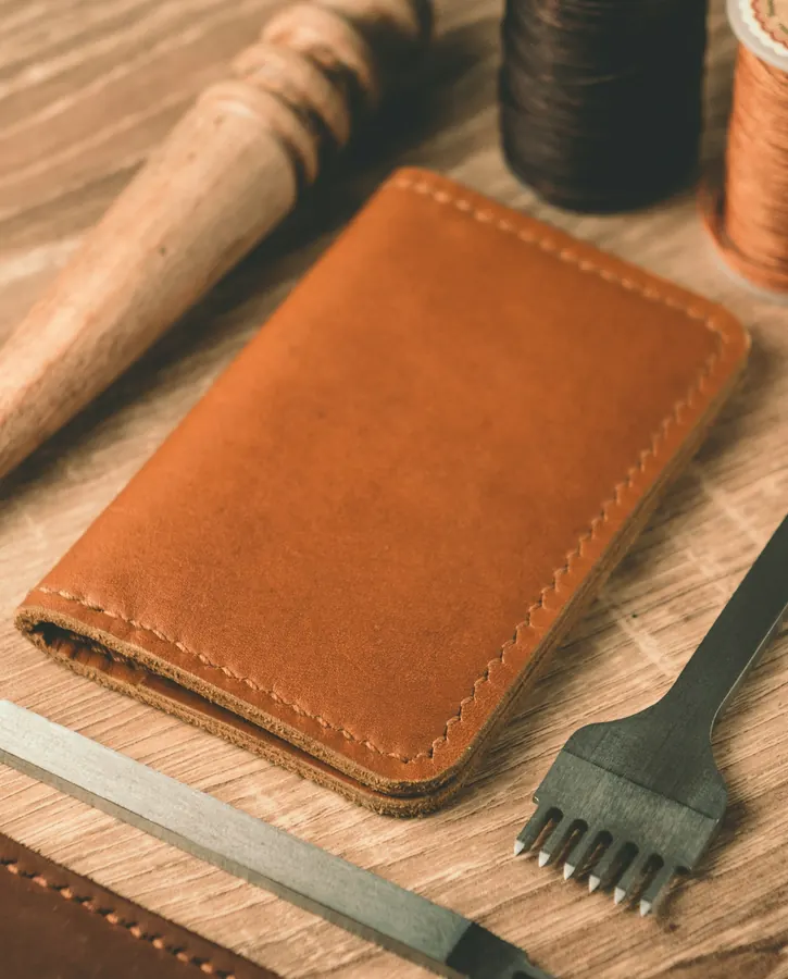 Portefeuille en cuir